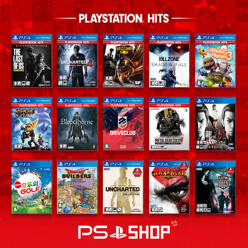 PS4 PLAYSTATION HITS : 플레이스테이션 히트 22800원